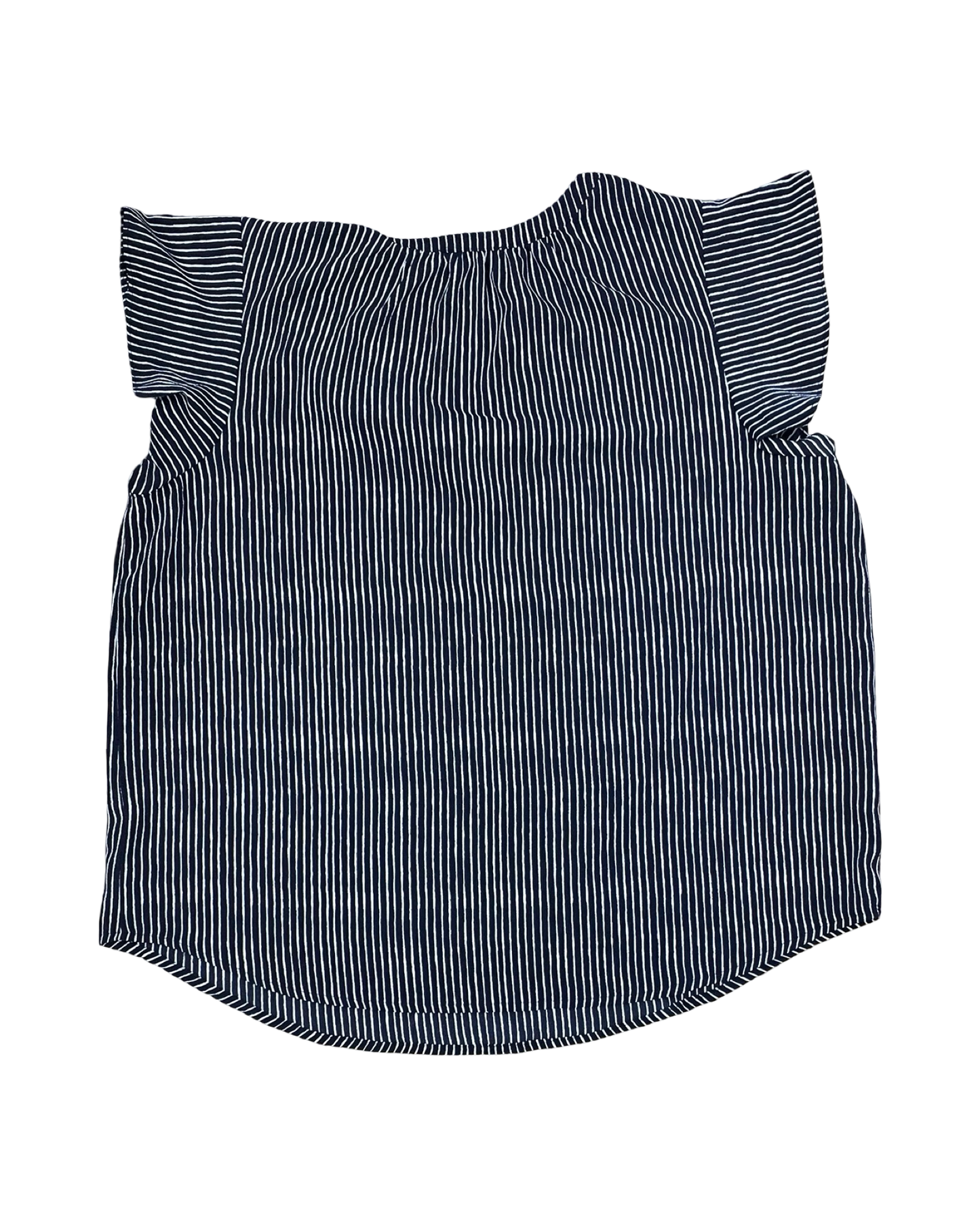 Top Ss By Adrianna Papell In Blue & White, Size:Xl