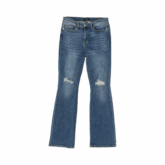 Jeans Boot Cut By Judy Blue In Blue Denim, Size:12