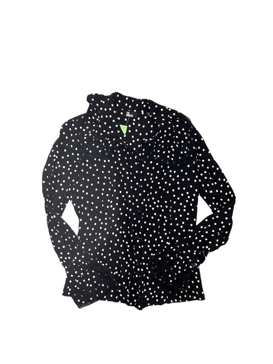 Blouse Ls By Cma In Polkadot Pattern, Size:Xs
