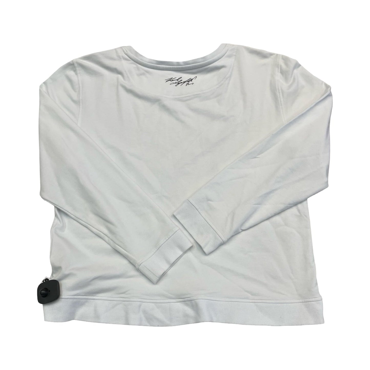 Sweatshirt Designer By Karl Lagerfeld In White, Size:L