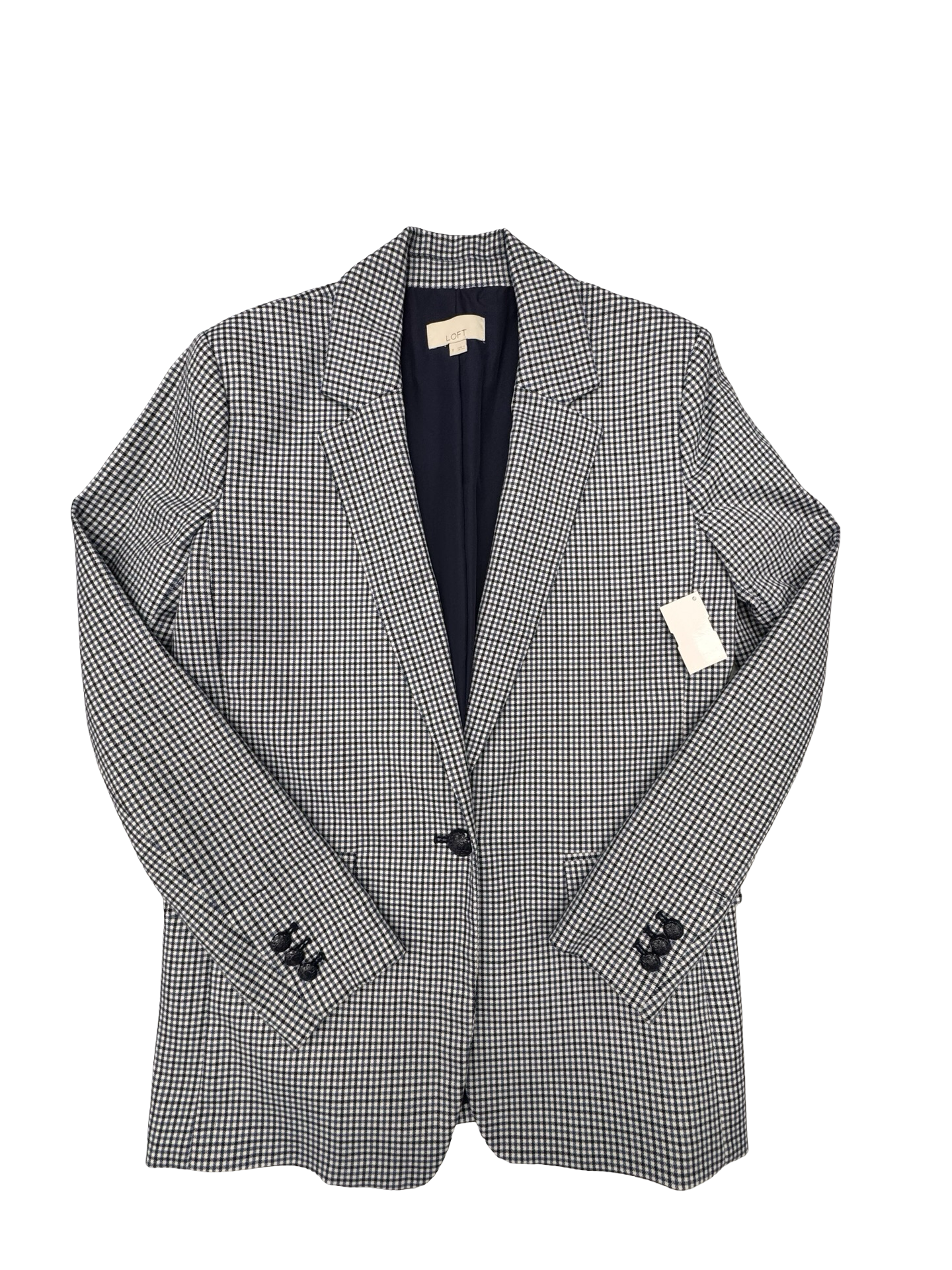 Blazer By Loft In Blue & White, Size:0