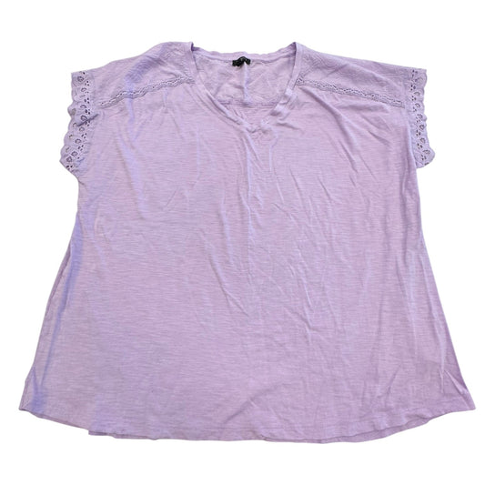 Top Ss By Talbots In Purple, Size:2X