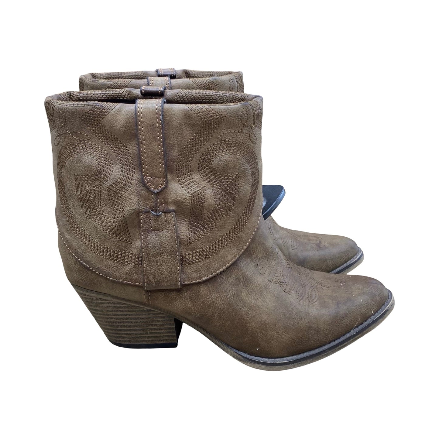 Boots Western By Mia In Brown, Size:8.5