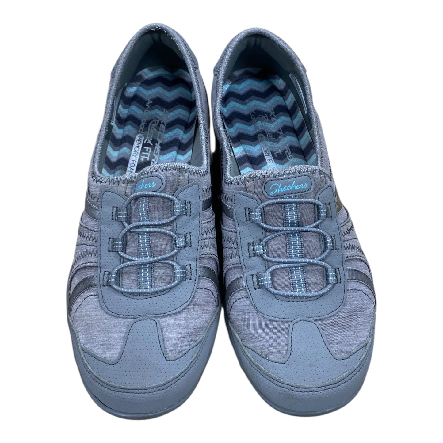 Shoes Athletic By Skechers In Grey, Size:8