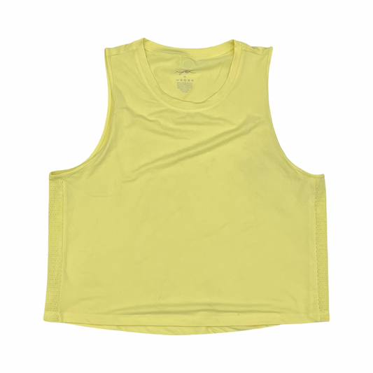 Athletic Tank Top By Gottex In Yellow, Size:Xl