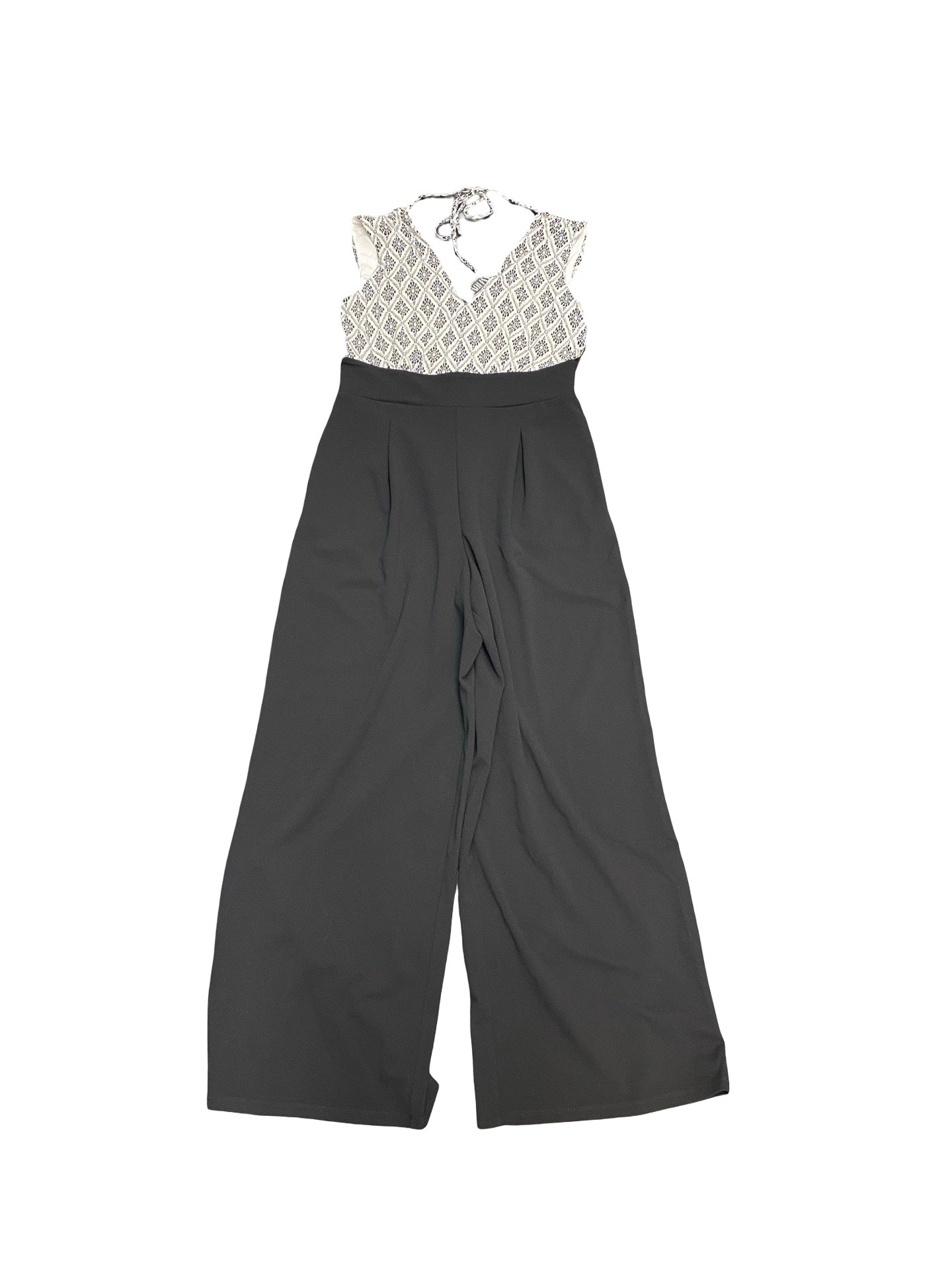 Jumpsuit By White House Black Market In Black & White, Size:8