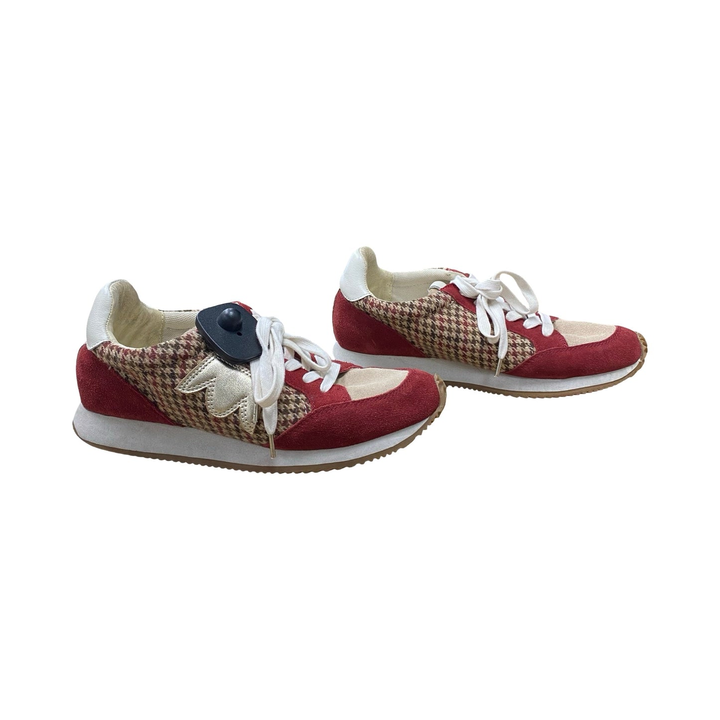 Shoes Sneakers By Birdies In Brown & Red, Size:7.5