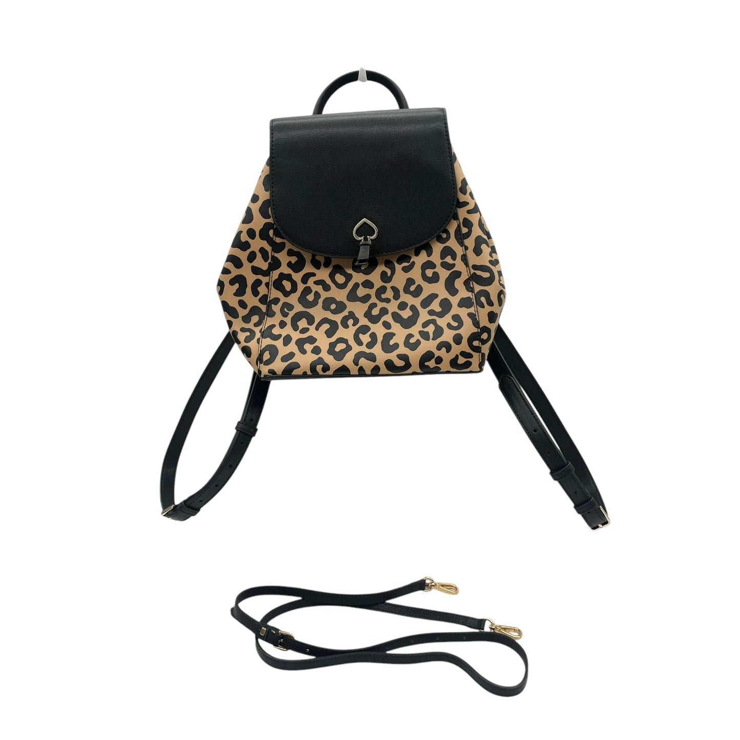 Backpack Designer By Kate Spade In Animal Print, Size:Small