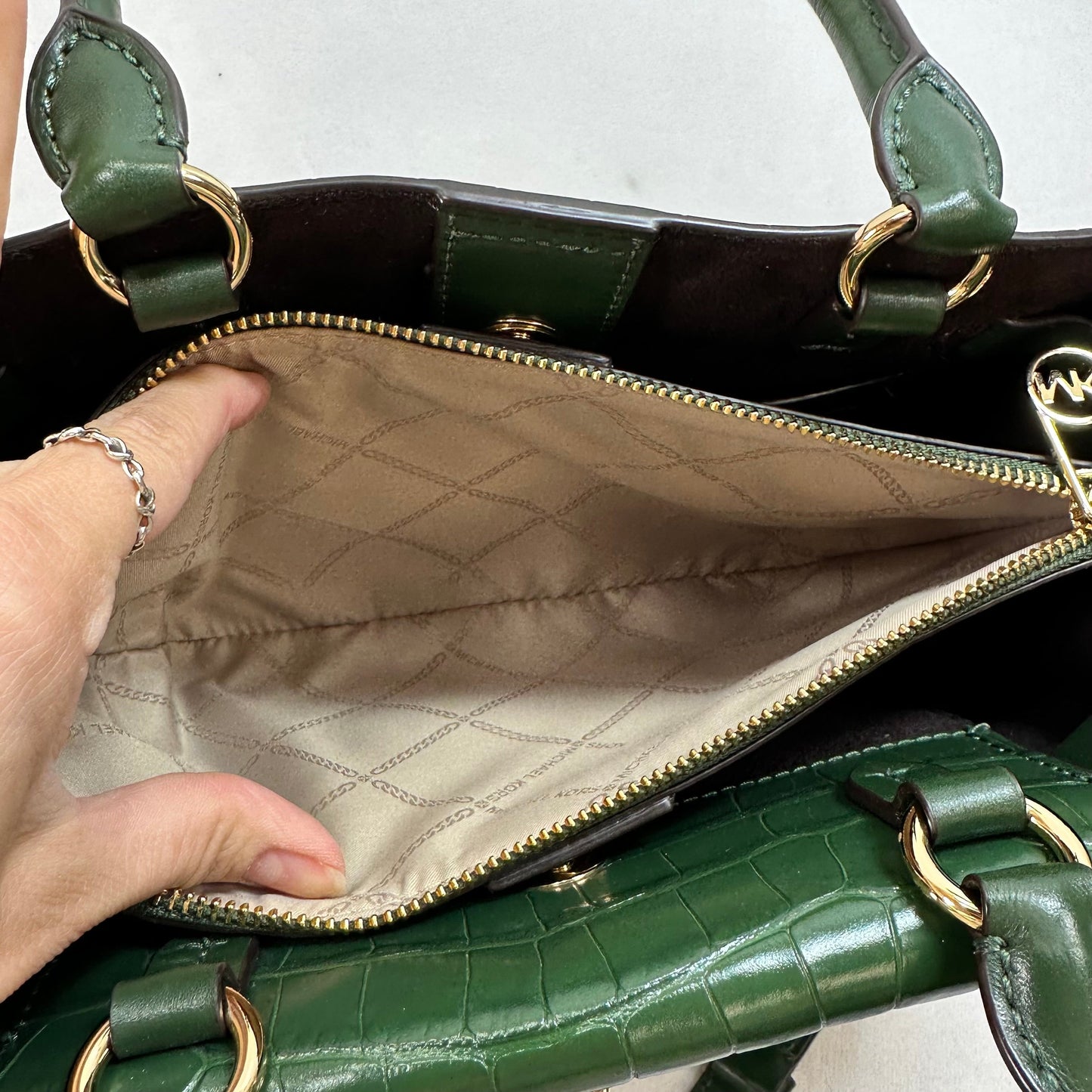 Handbag Designer By Michael Kors, Size: Medium