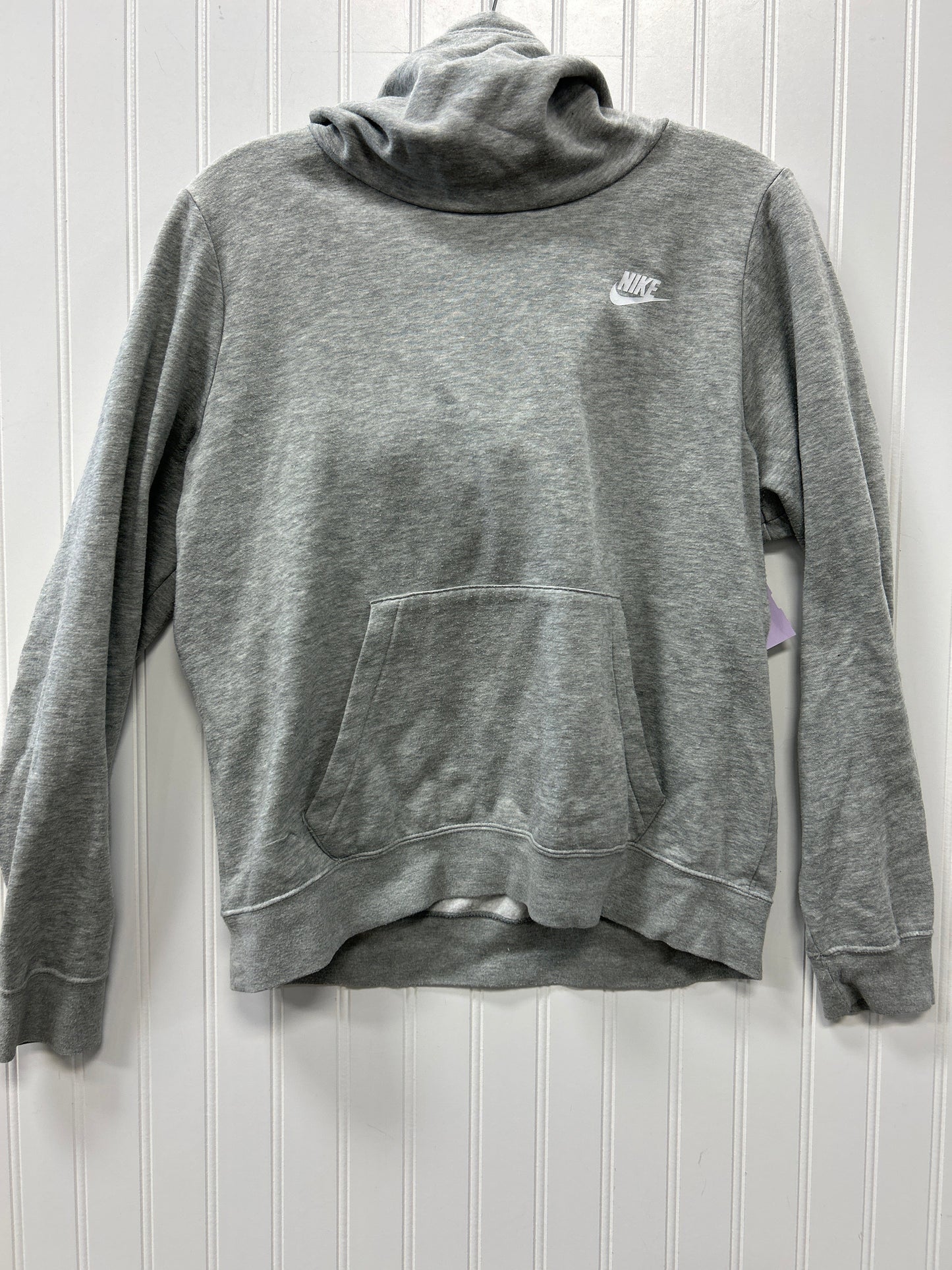 Sweatshirt Hoodie By Nike Apparel In Grey, Size:M