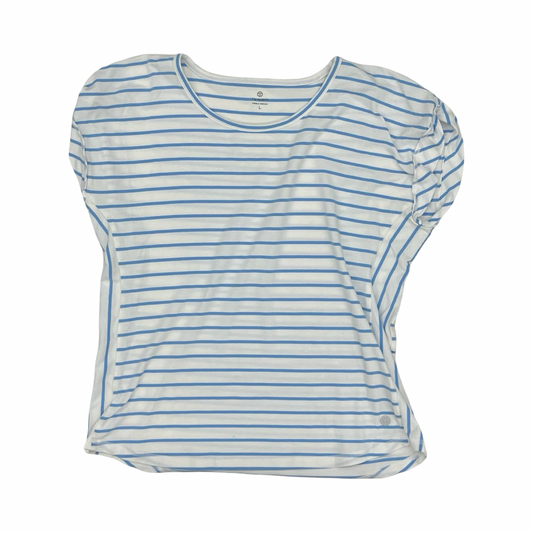 Top Ss By Talbots In Blue & White, Size:L