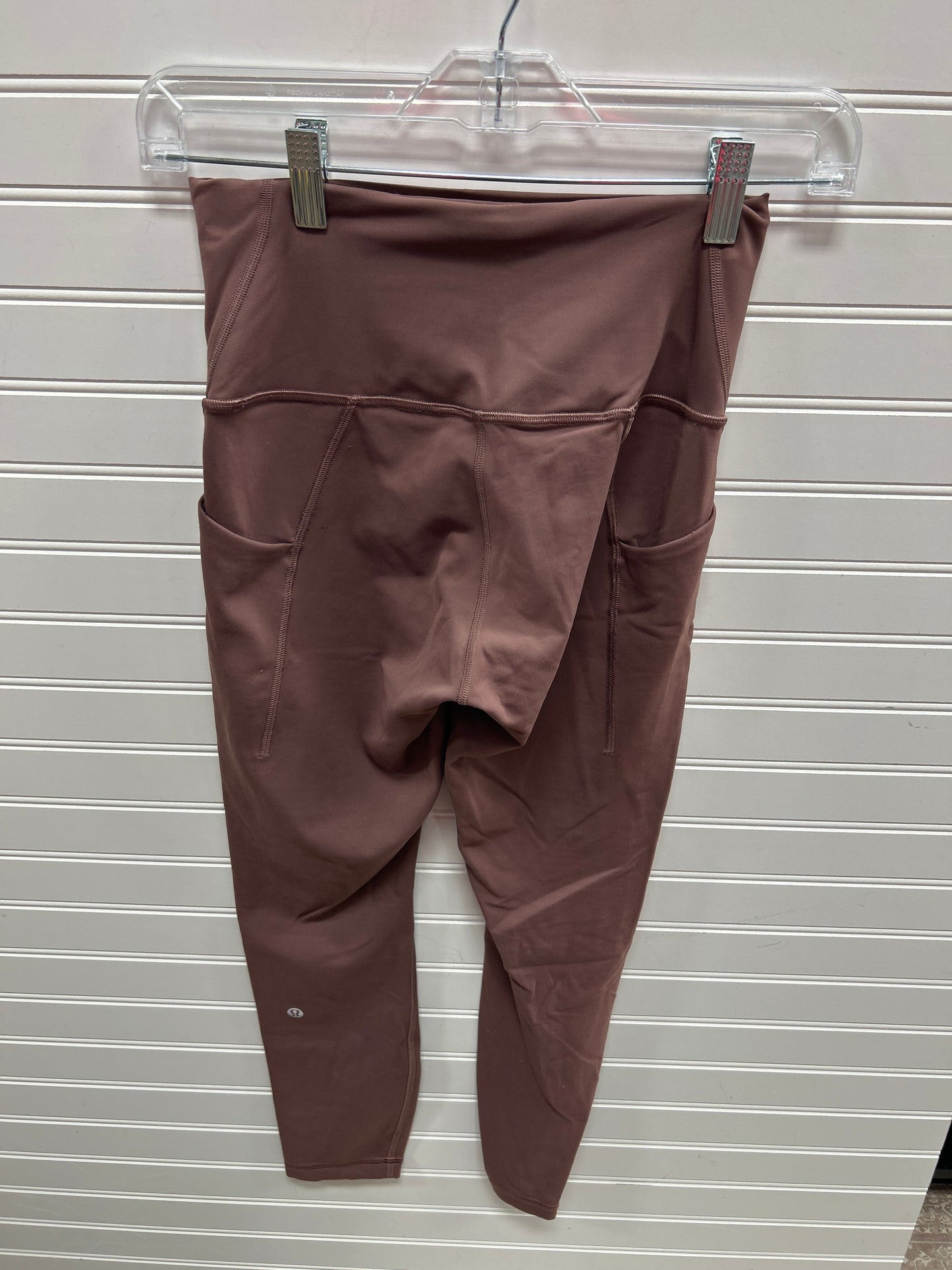 Athletic Leggings By Lululemon In Brown, Size:6