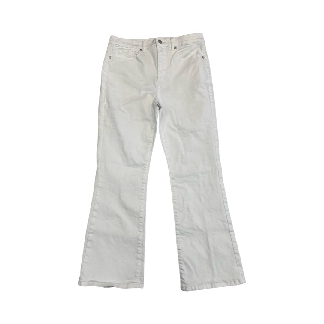 Jeans Straight By Loft In White, Size:8