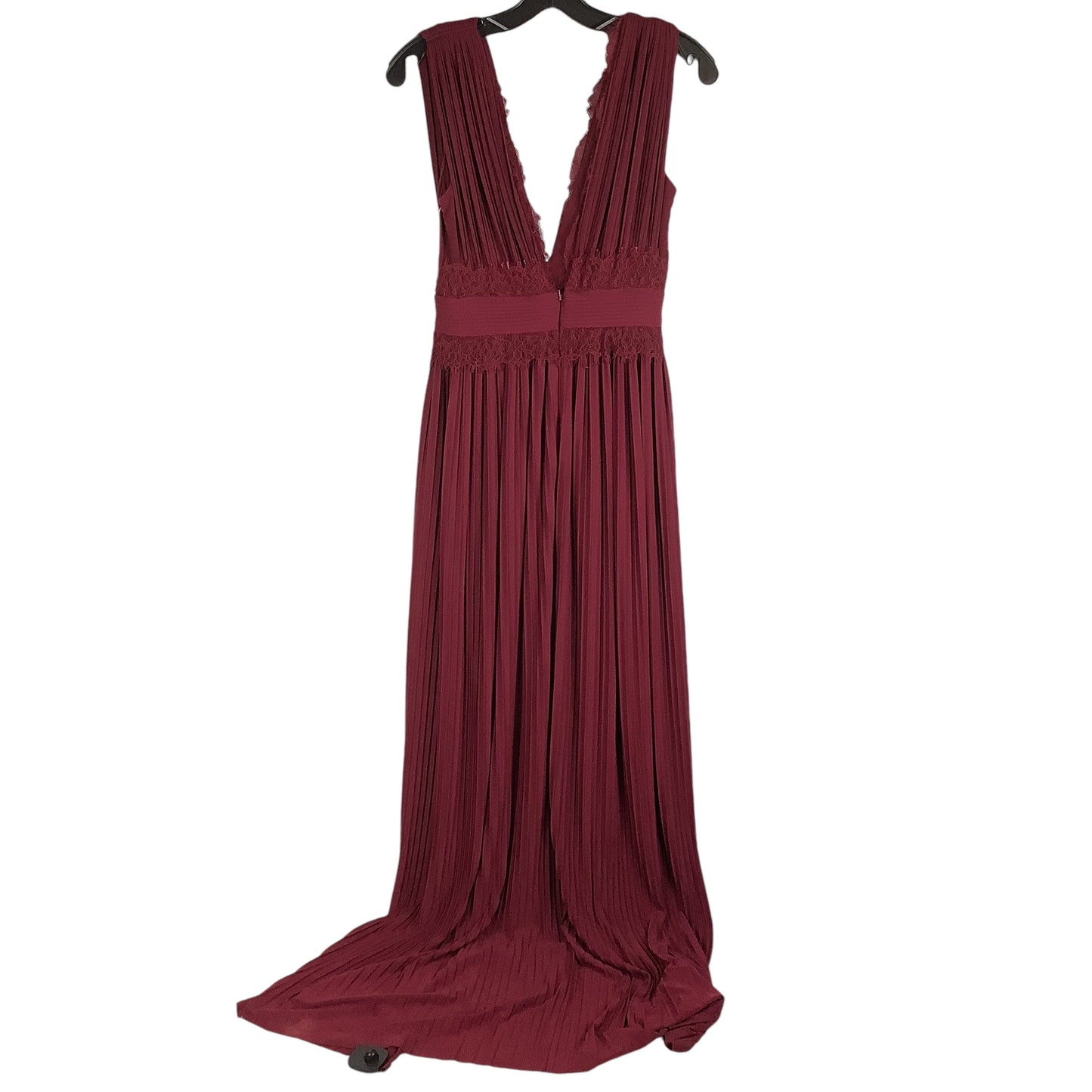 Dress Party Long By Asos In Red, Size: Xs (4)