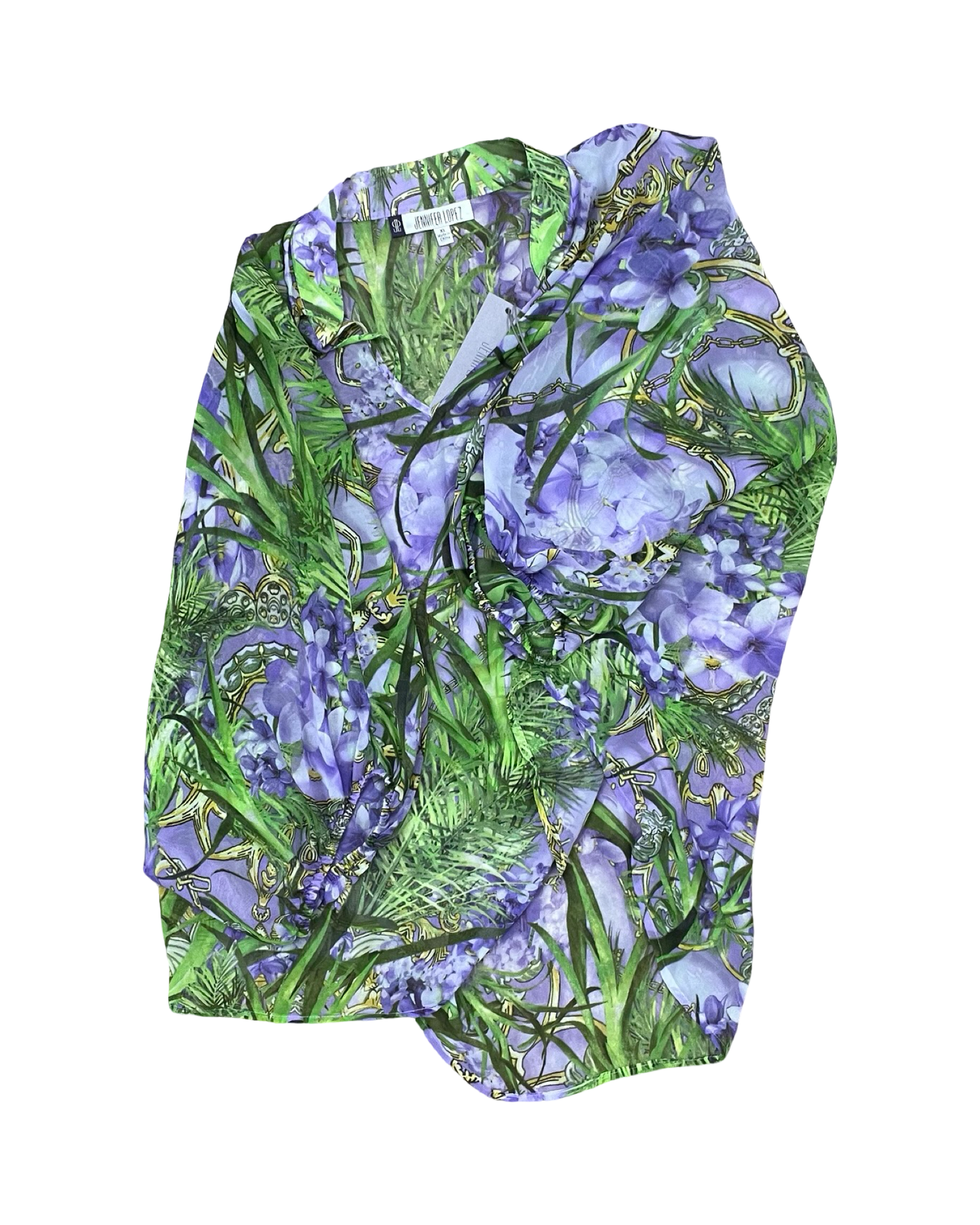 Top Ss By Jennifer Lopez In Green, Size:Xl