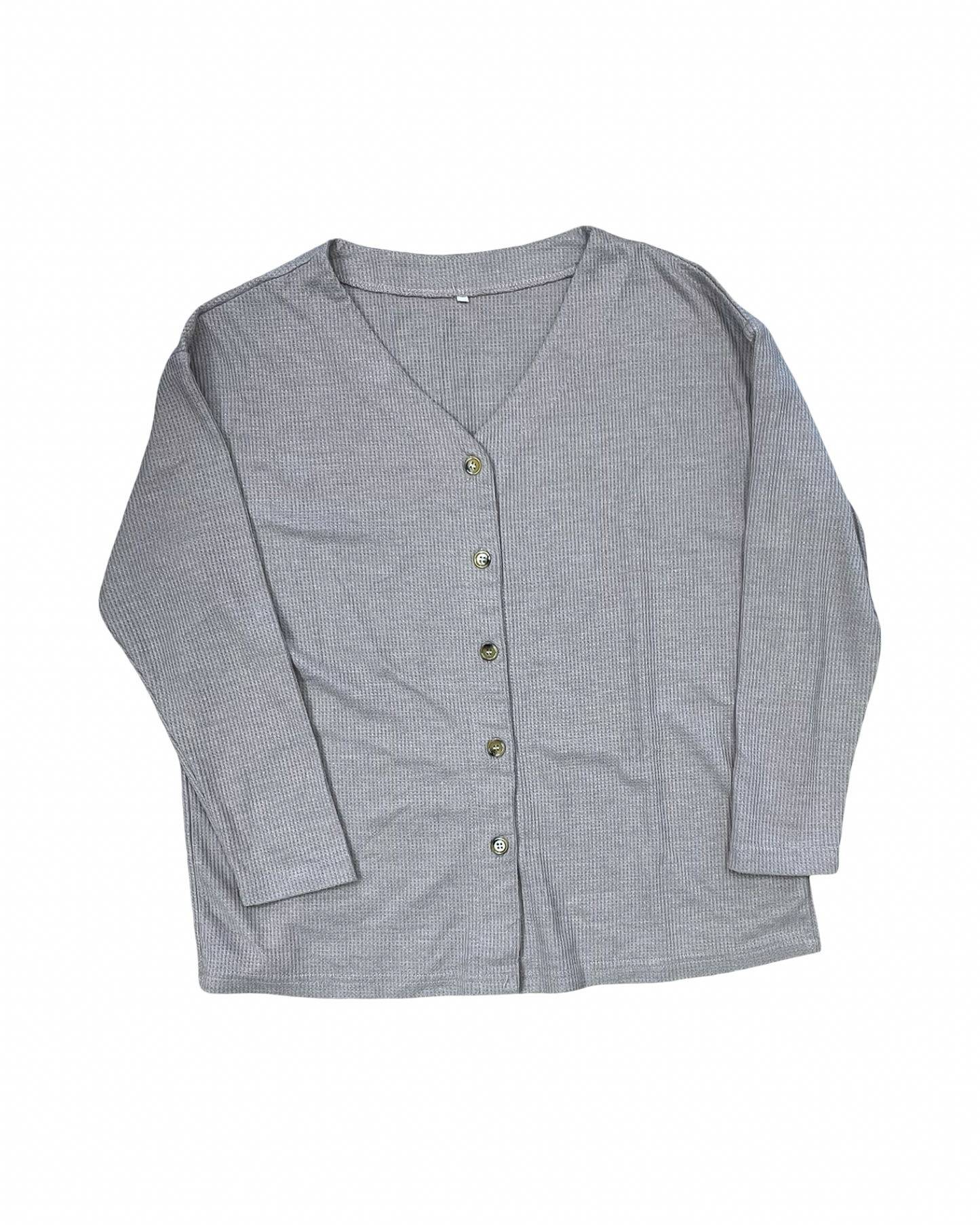 Blouse 3/4 Sleeve By Clothes Mentor In Taupe, Size:1X