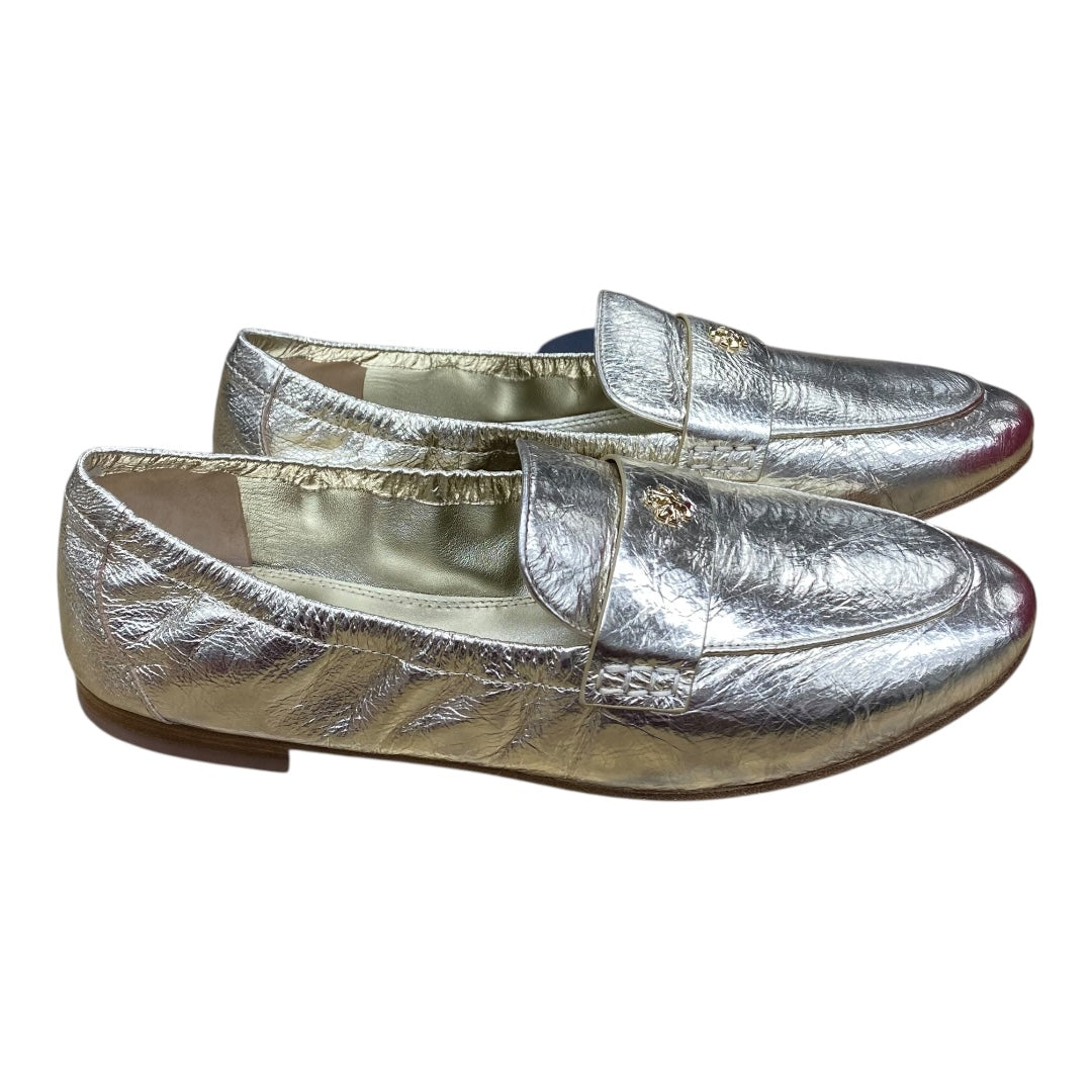 Shoes Designer By Tory Burch In Gold, Size:8