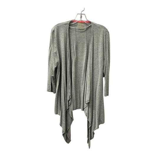 Cardigan By Calvin Klein In Grey, Size:Xl