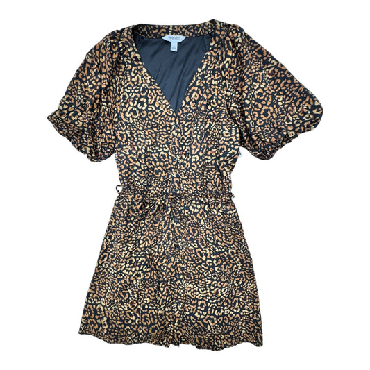 Dress Casual Midi By Nine West In Black & Brown, Size:L