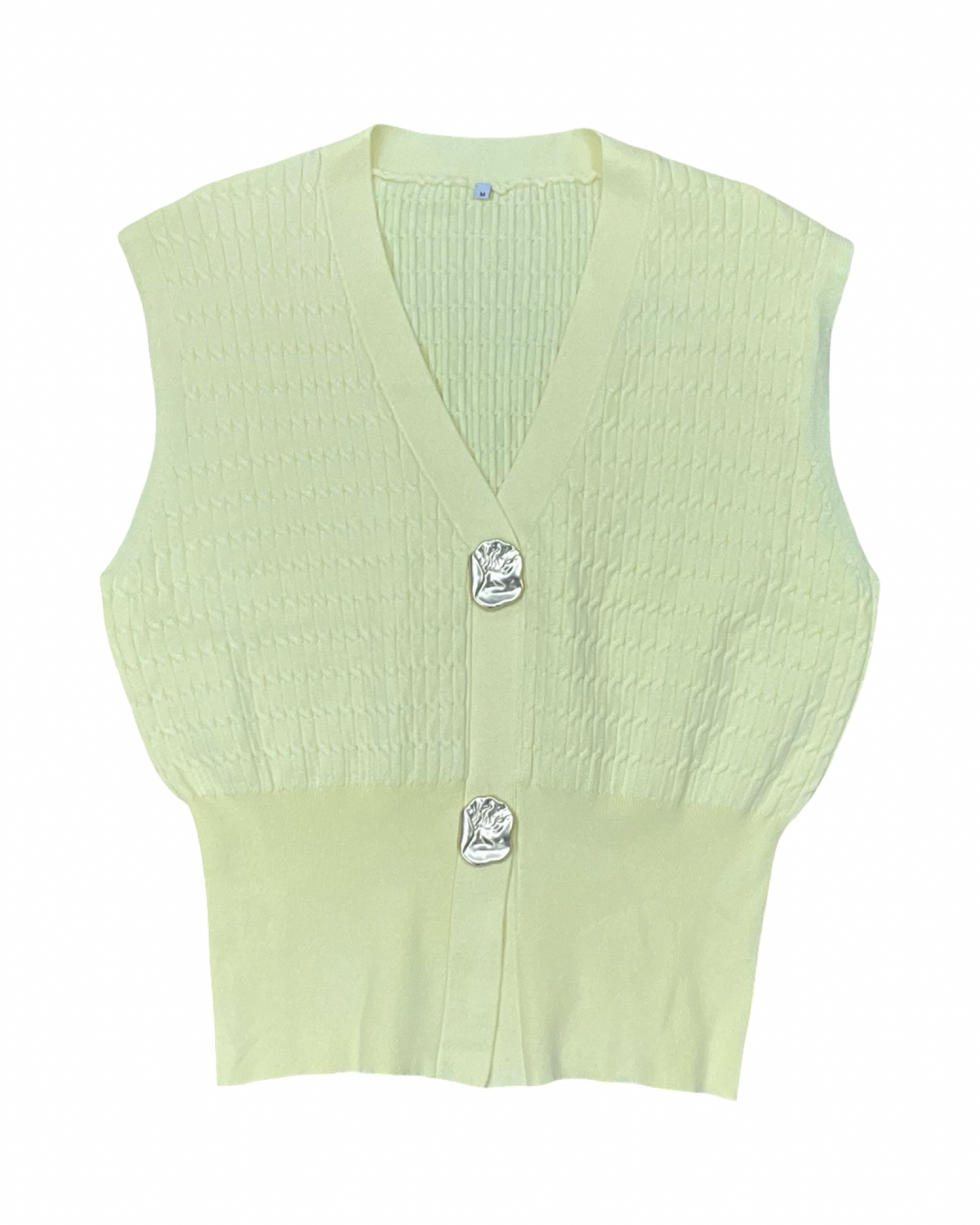 Top Sleeveless By Clothes Mentor In Yellow, Size:M