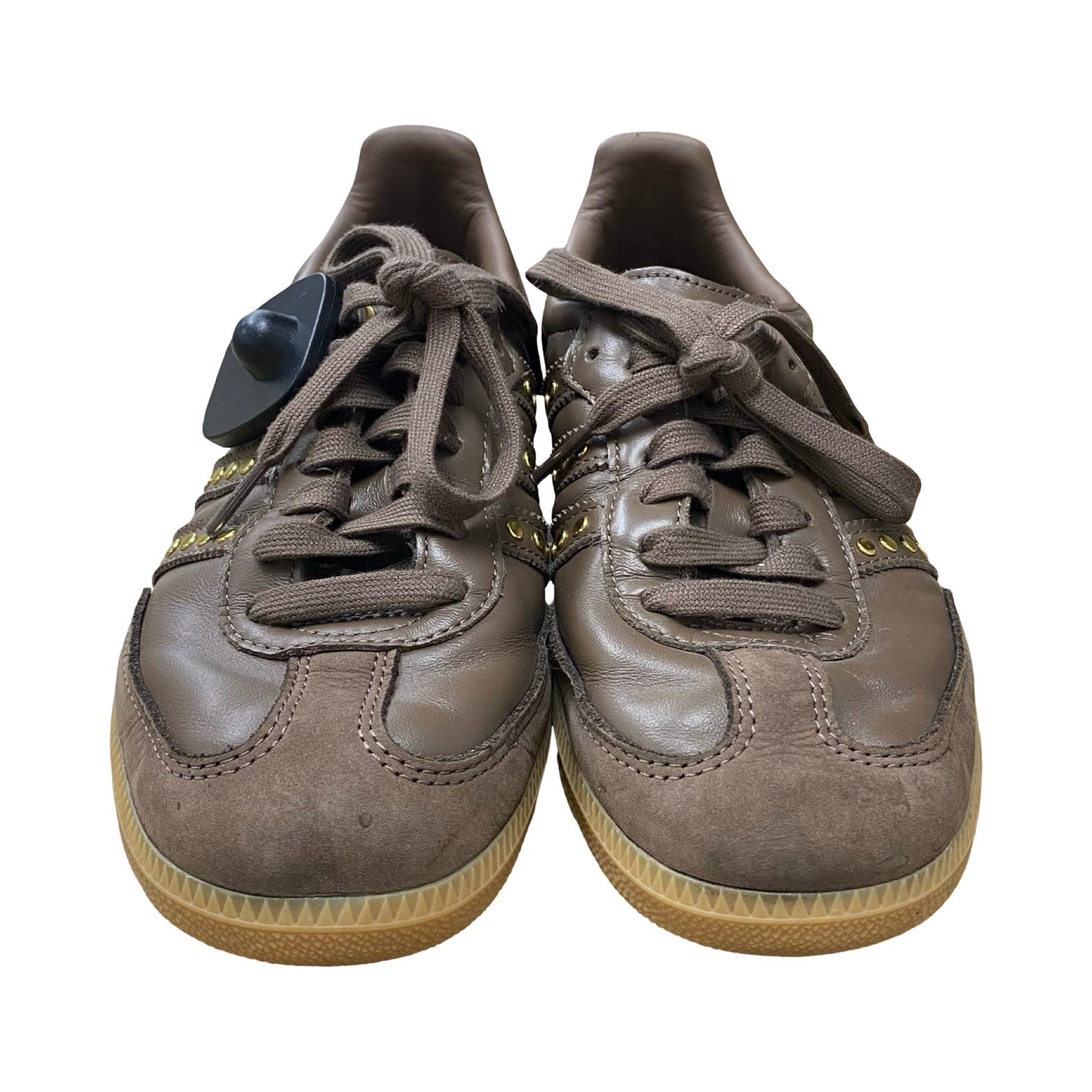 Shoes Sneakers By Adidas In Brown & Gold, Size:8