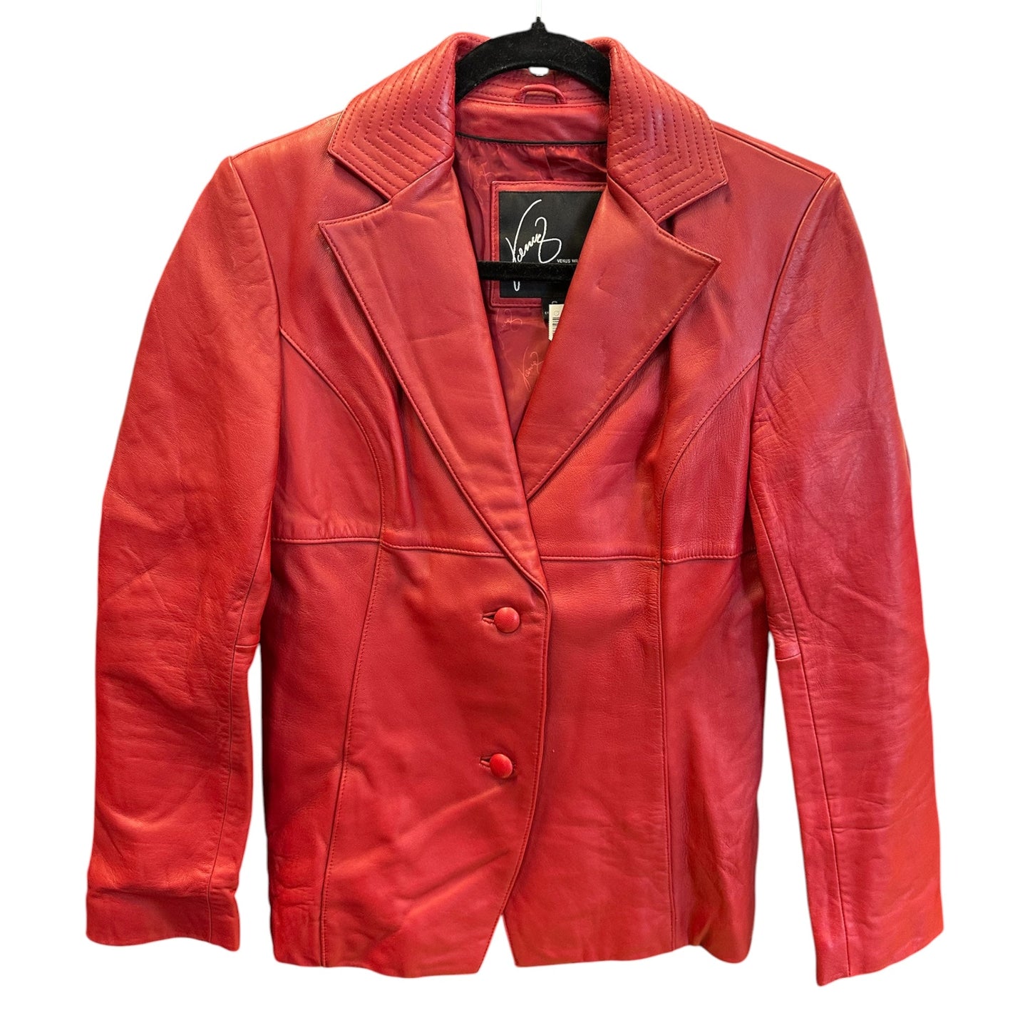 Jacket Leather By Wilsons Leather In Red, Size:S