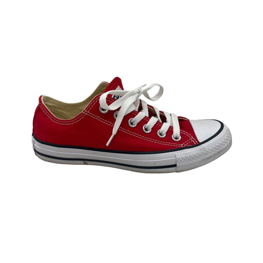 Shoes Sneakers By Converse In Red, Size:6.5