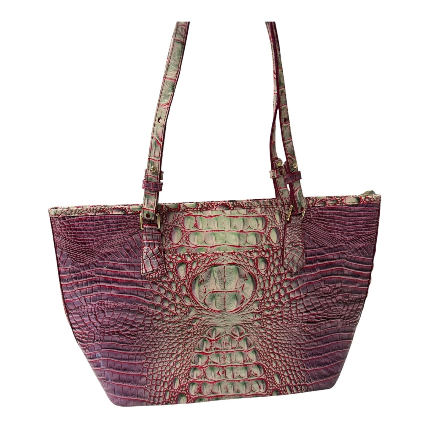 Handbag Designer By Brahmin In Purple, Size:Large