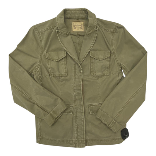 Jacket Denim By Ruff Hewn In Green Denim, Size:M