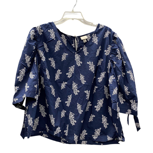 Top Ss By A New Day In Navy, Size:2X