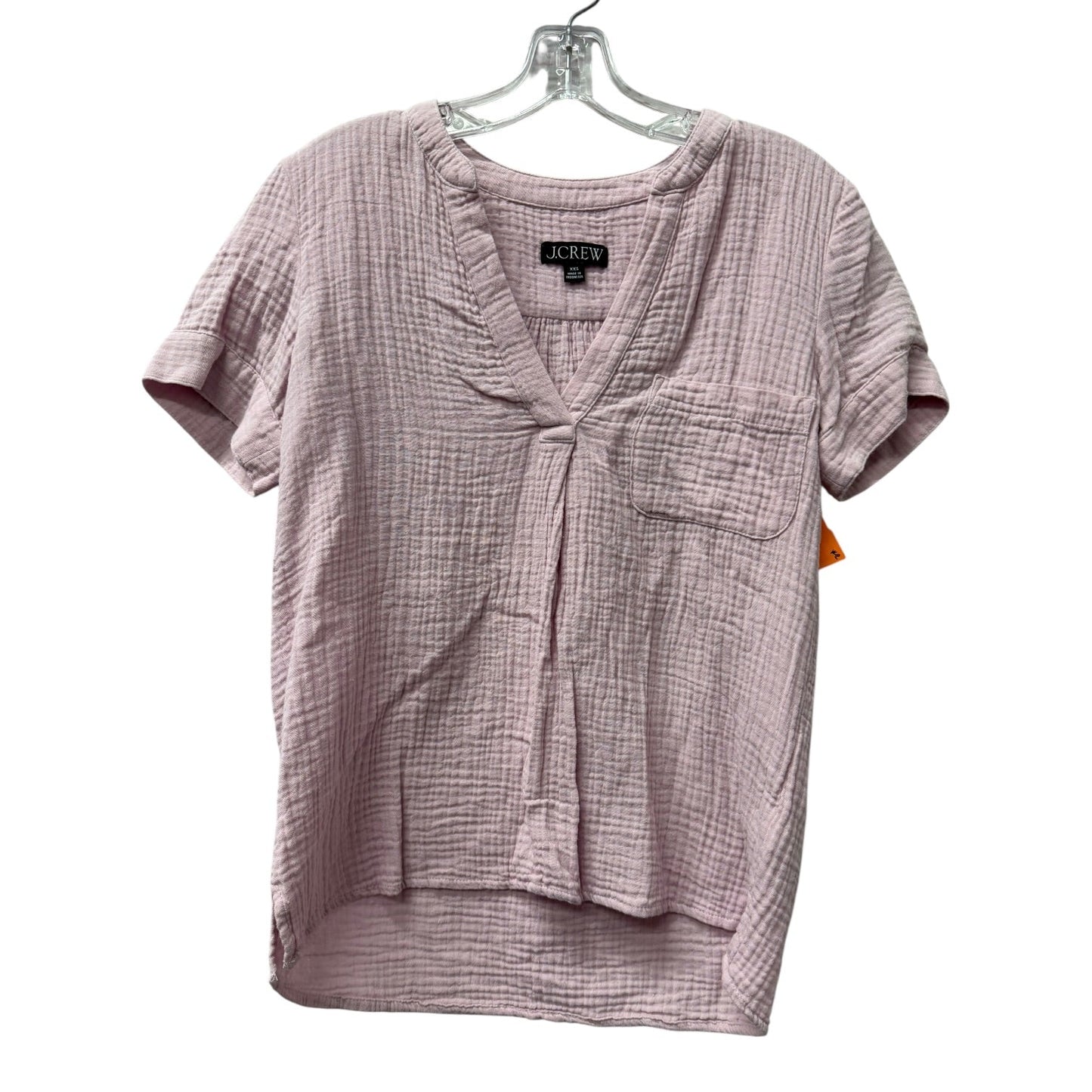 Top Ss By J. Crew In Purple, Size:Xxs