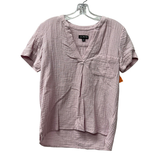 Top Ss By J. Crew In Purple, Size:Xxs