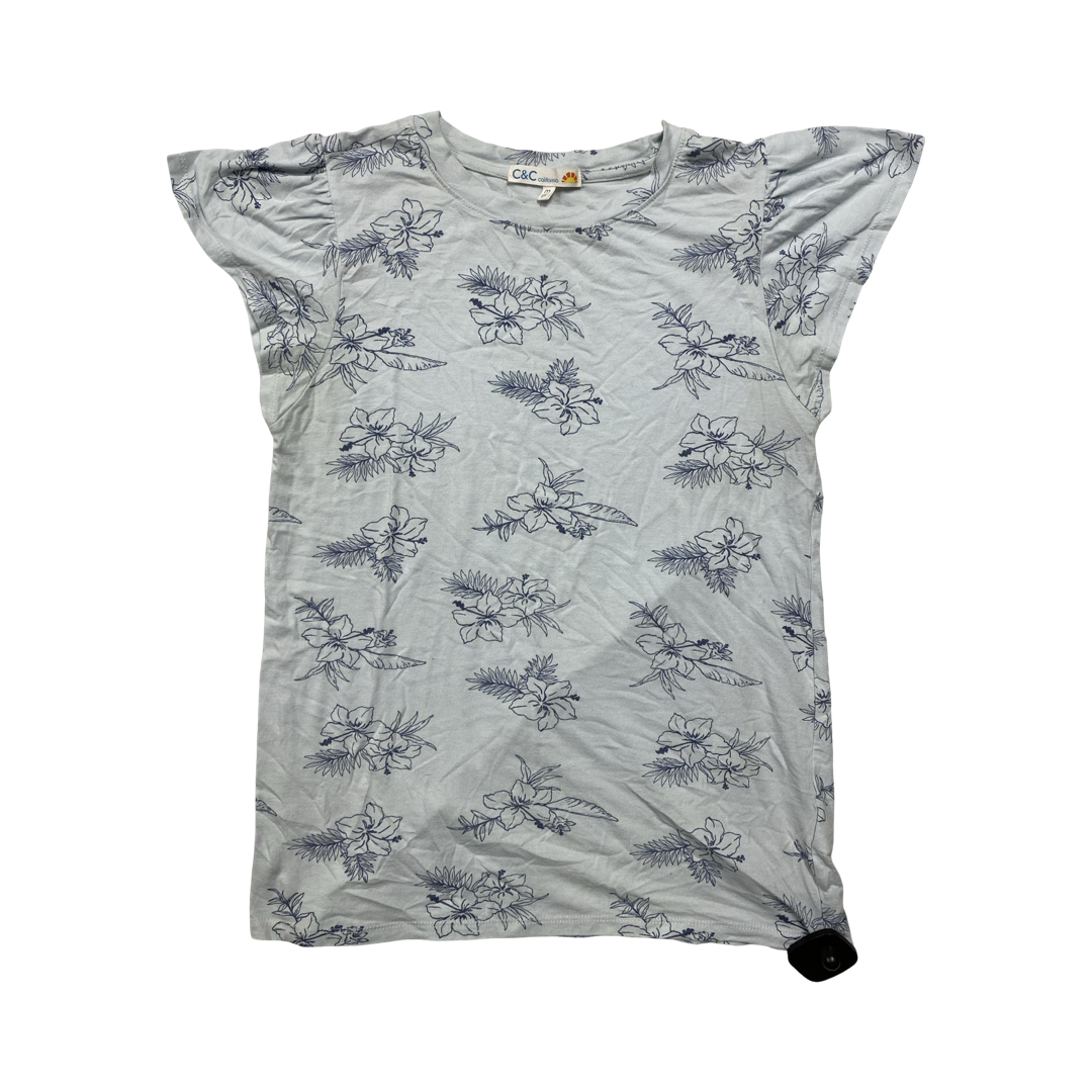 Top Ss By C And C In Blue, Size:M