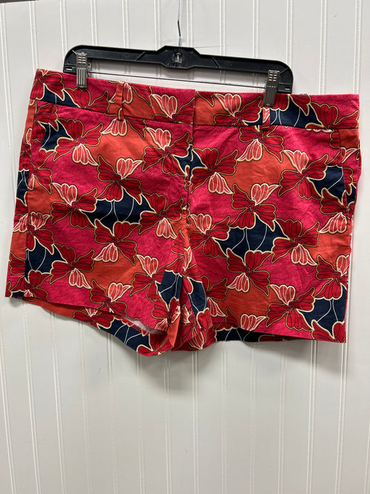 Shorts By Ann Taylor In Floral Print, Size:16