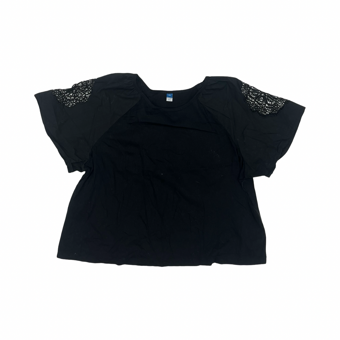 Blouse Ss By Old Navy In Black, Size:Xxl