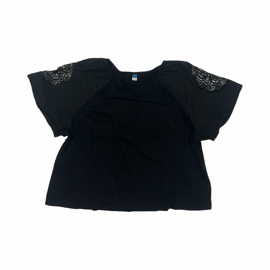 Blouse Ss By Old Navy In Black, Size:Xxl