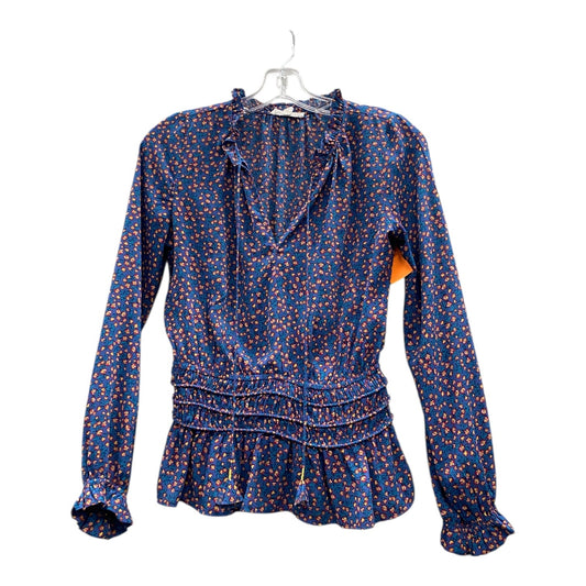 Top Ls By Socialite In Blue & Yellow, Size:Xs