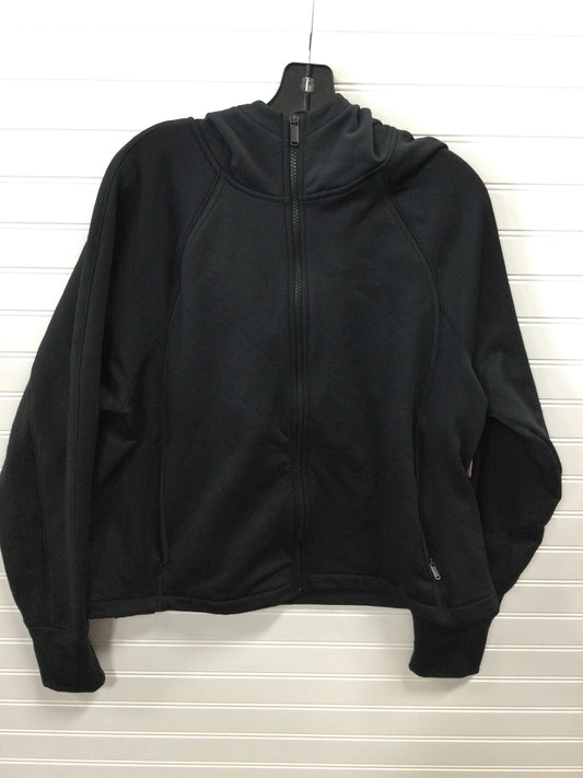 Athletic Jacket By Athleta In Black, Size:L
