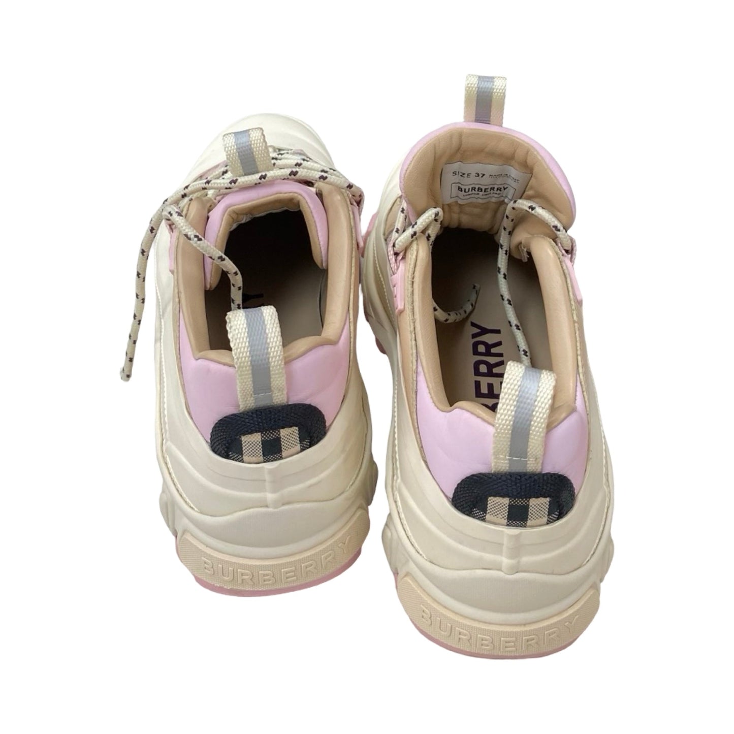 Shoes Luxury Designer By Burberry In Multi, Size: EUR 37