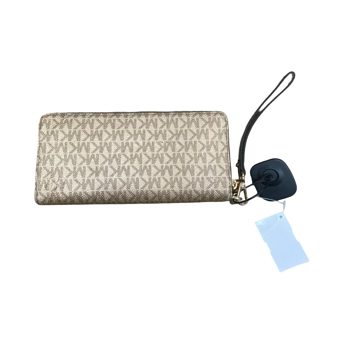 Wallet Designer By Michael Kors In Gold, Size:Large (8”x4”)