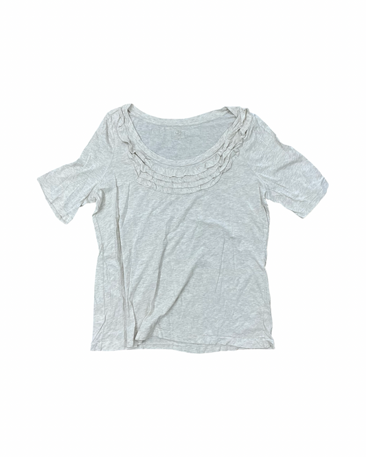 Top Ss By Loft In Cream, Size:Xl