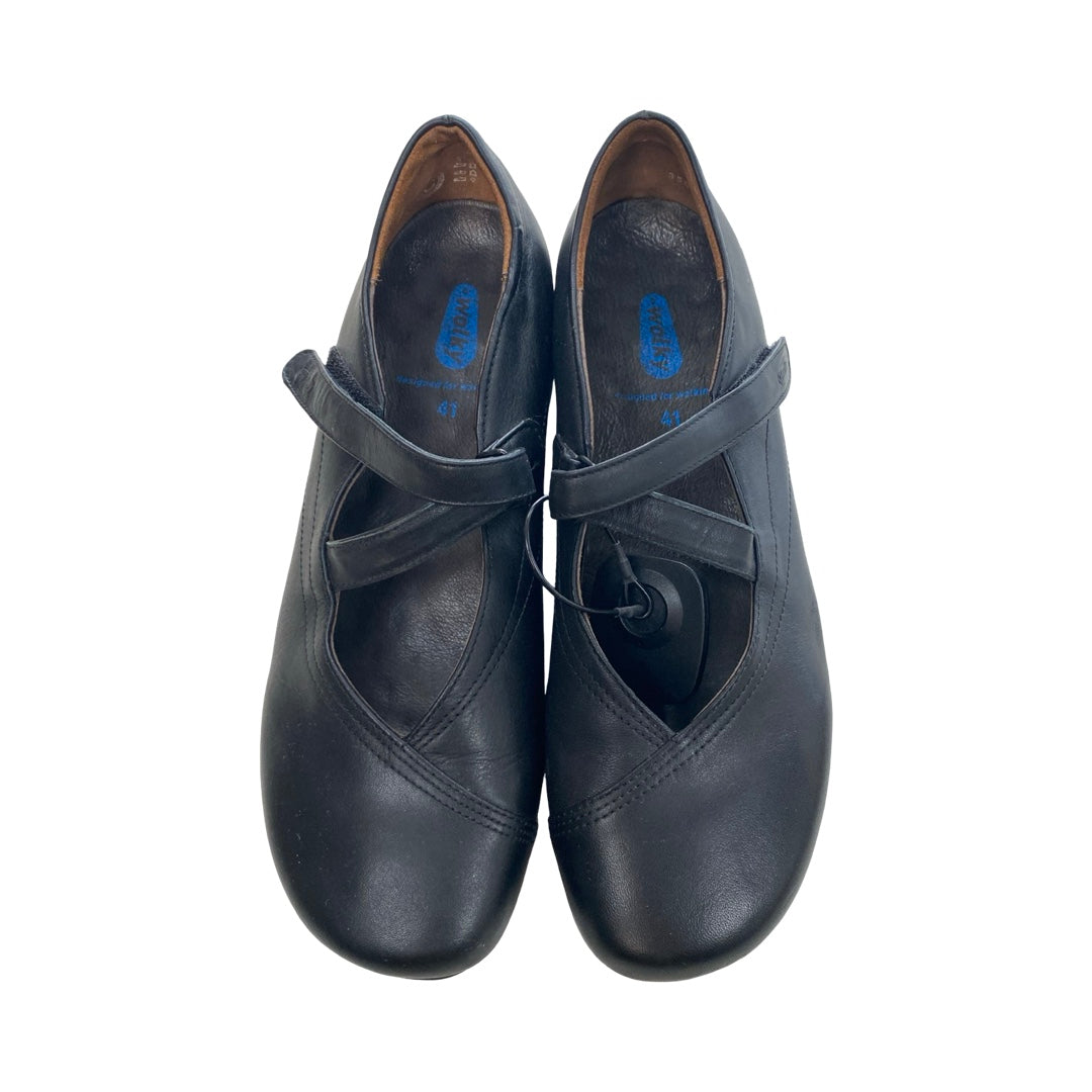 Shoes Flats By Cmc In Black, Size:10.5