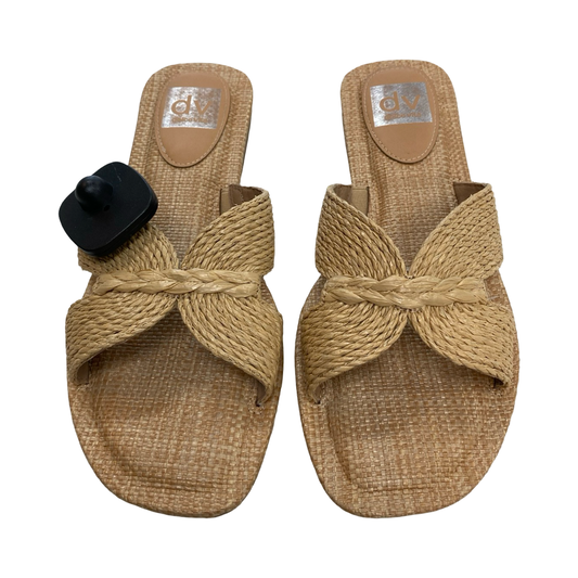 Sandals Flats By Vince Camuto In Tan, Size:8