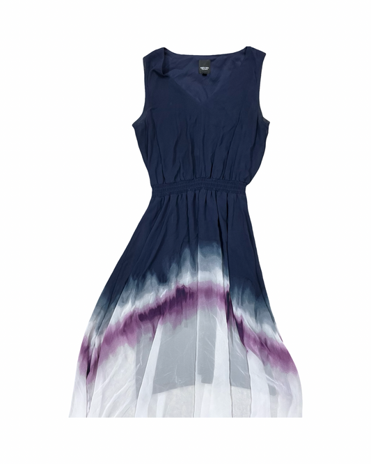 Dress Party Midi By Simply Vera In Ombre Print, Size:M
