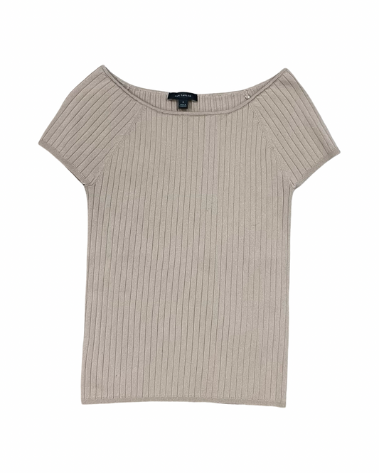 Top Ss By Ann Taylor In Tan, Size:M