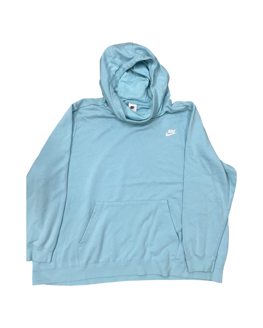 Sweatshirt Hoodie By Nike In Teal, Size:3X