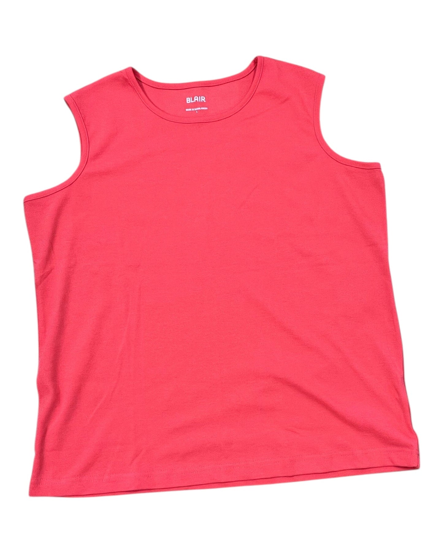 Top Sleeveless Basic By Blair In Orange, Size:L