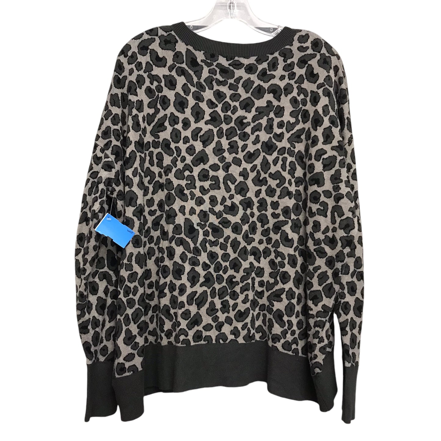 Sweater By Isaac Mizrahi In Animal Print, Size:1X
