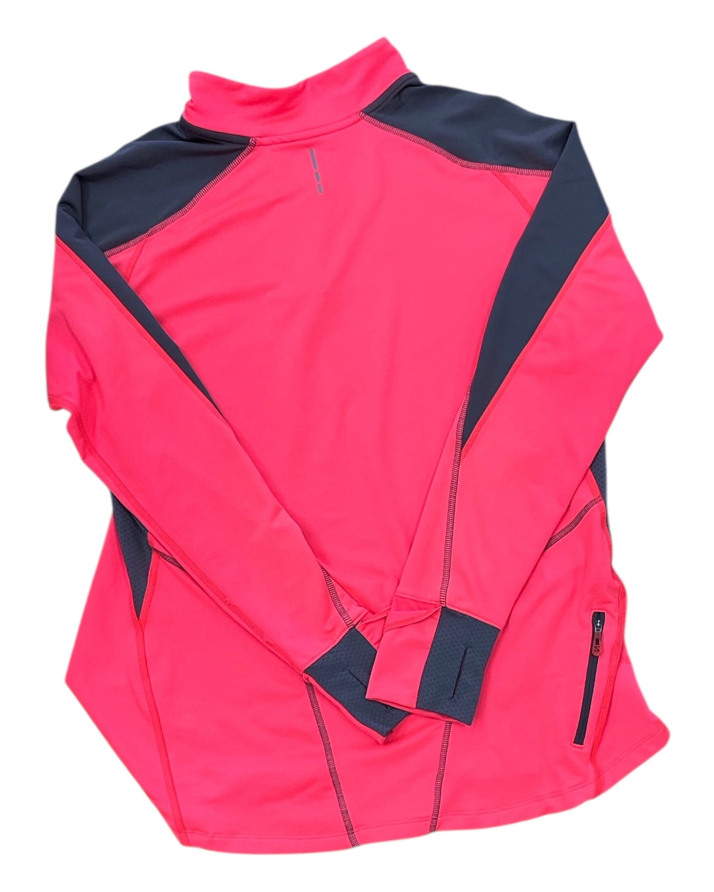Athletic Top Ls Crewneck By Clothes Mentor In Pink, Size:Xl