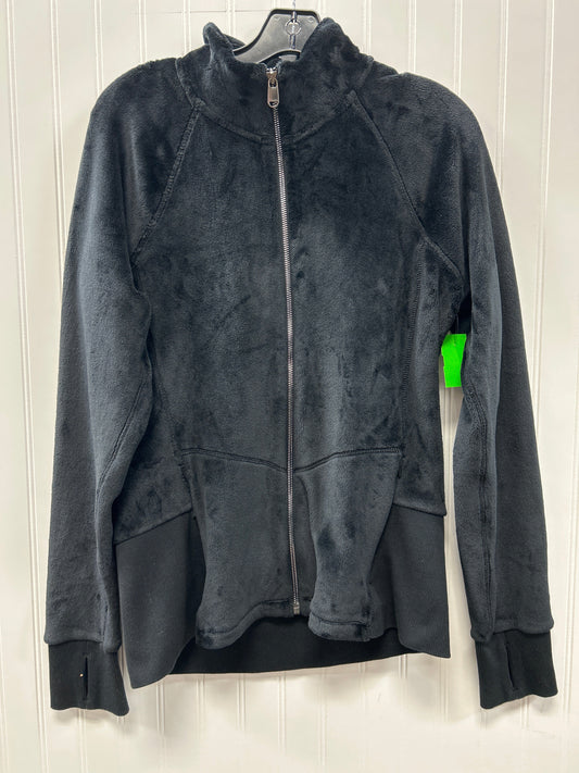 Athletic Jacket By Athleta In Black, Size:L